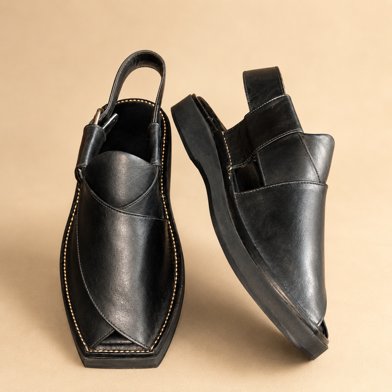 Charsadda Classic Handmade Leather Sandals Water Proff